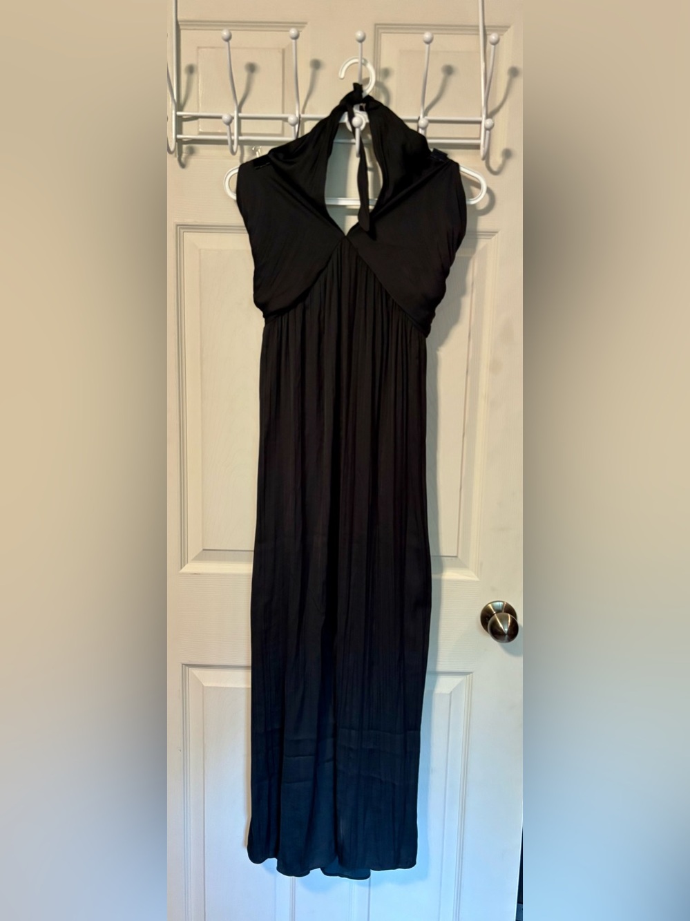 Black Maxi Halter Dress